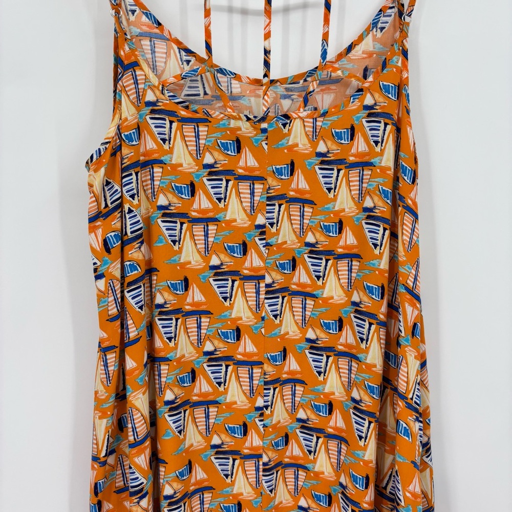 Antibes Blanc Sailboat Maxi Dress - Picture 7 of 13